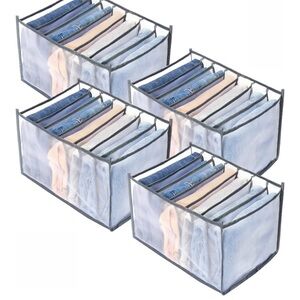 Gray Mesh Storage Bags